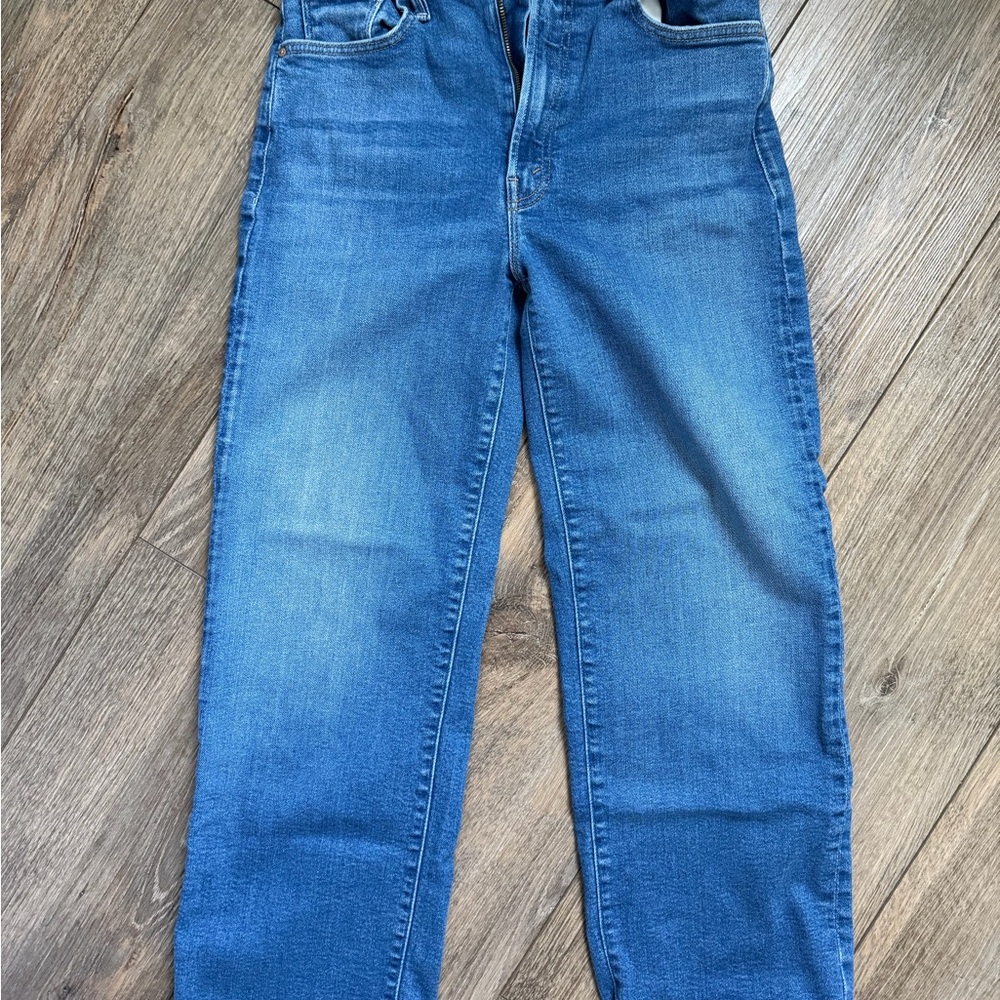 MOTHER Classic Indigo Straight Leg Jeans